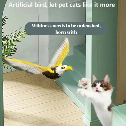 🔥LAST DAY 49% OFF-Simulation Bird Interactive Cat Toy for Indoor Cats(BUY 2 GET FREE SHIPPING)