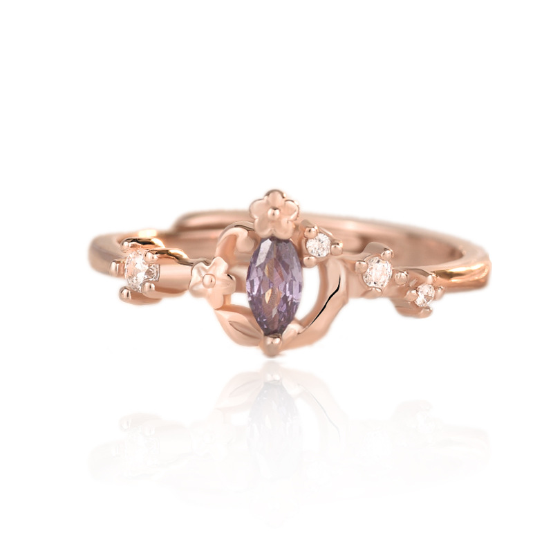 Purple Crown Ring