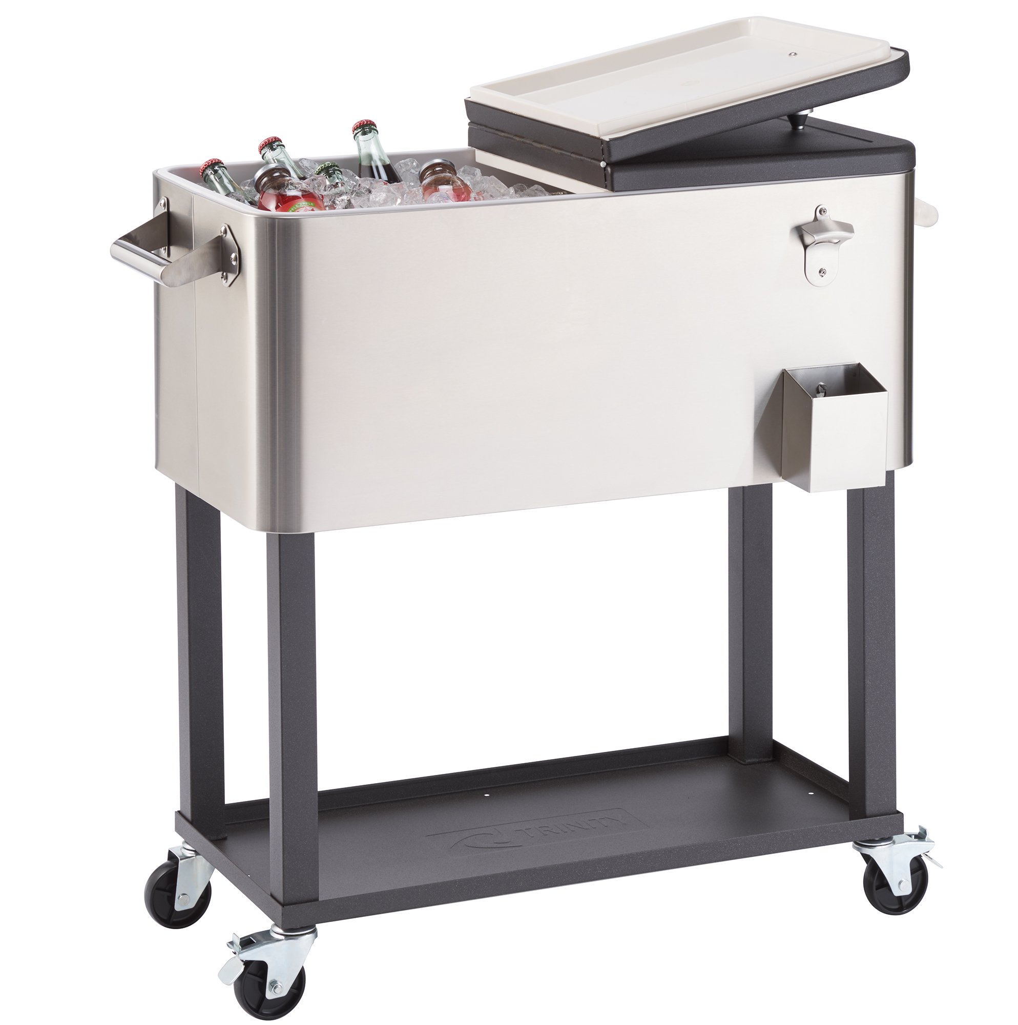 TRINITY Stainless Steel Cooler with Cover 80 Qt