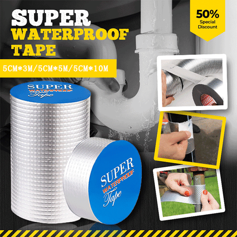 (⚡Last Day Flash Sale-50% OFF)Aluminium Waterproof Tape(Width - 5 cm/1.97in)-Buy 2  Get 10% Off & Free Shipping