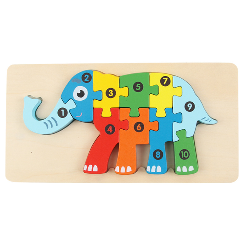 (🔥NEW YEAR HOT SALES 50% OFF)Three-dimensional wooden puzzle for children-BUY 2 GET 10% OFF