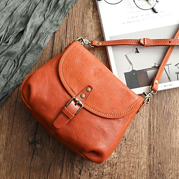 Chicinskates Handmade Soft Leather Flap Bag