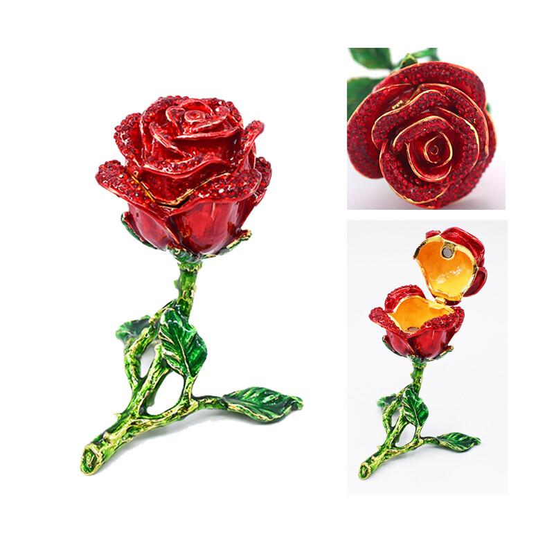 Magic Lucky Four Leaf Clover Necklace(Rose Gift Box Included)