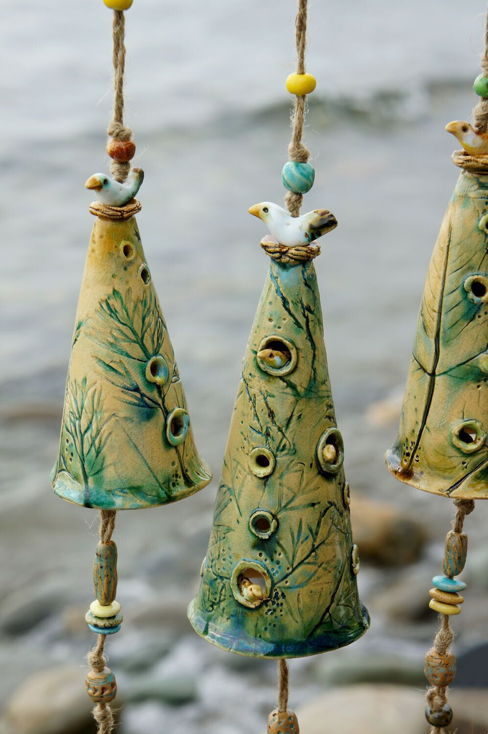 Vintage forest wind chimes