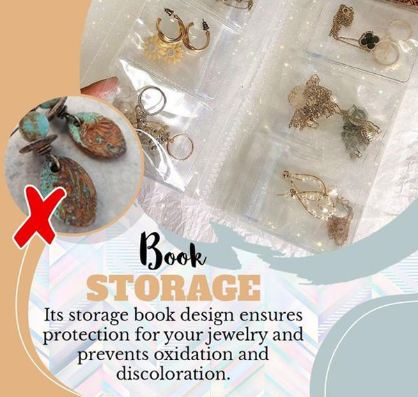 (💥 End Year Deals 40% OFF) Transparent Jewellery Storage Book Set
