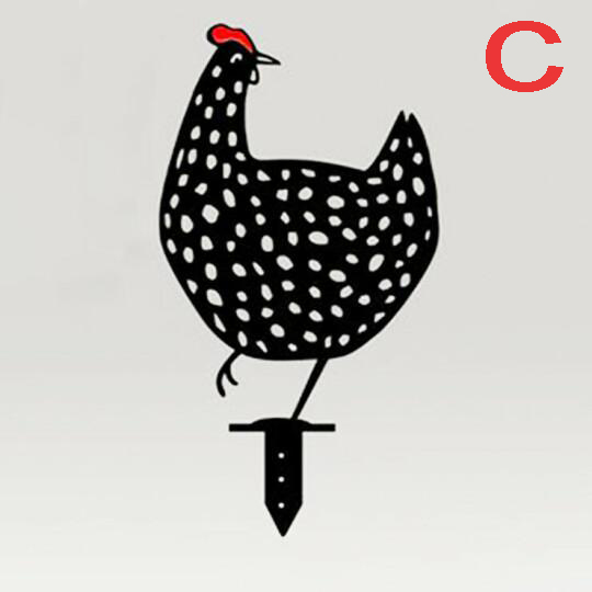 (Last Day Flash Sale-50% OFF) Metal Decor Chicken Yard Art & Farmhouse Decor-BUY 4 FREE SHIPPING