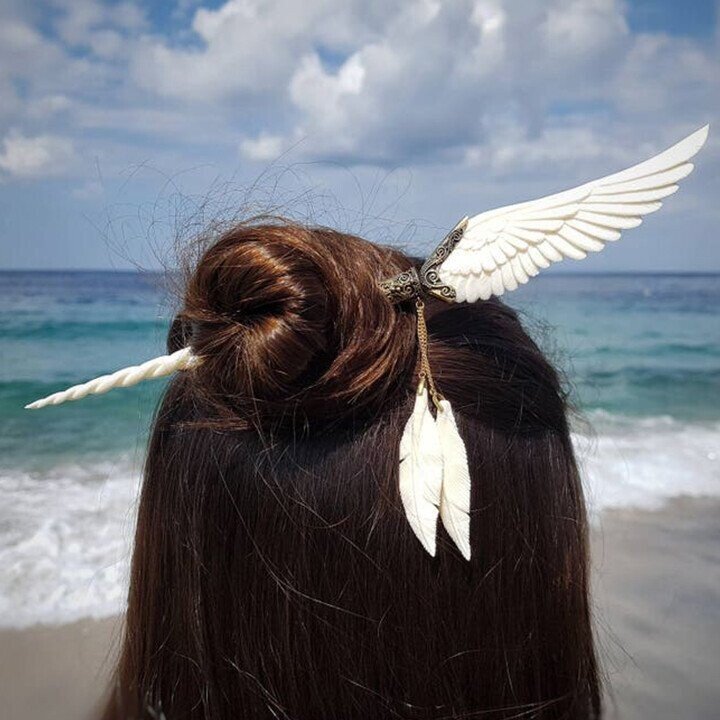 Angels Wing Unicorn Pegasus Hair Stick