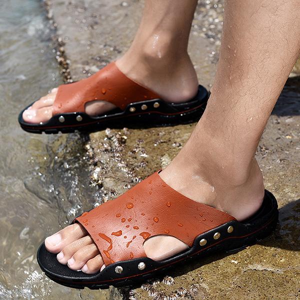 Chicinskates Men's Summer Trend Outdoor Slippers