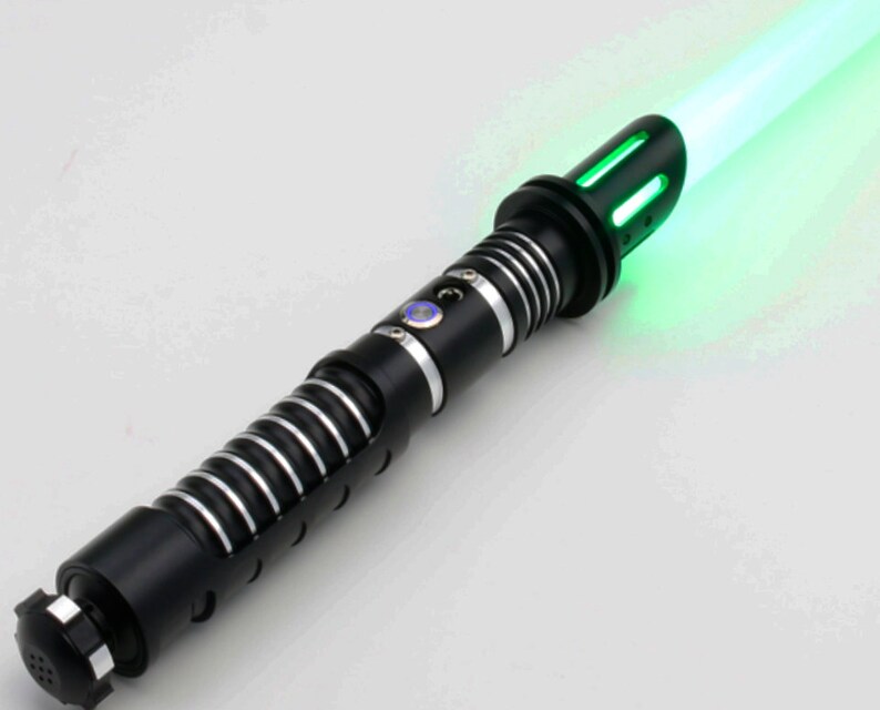 Smoothswing lightsaber, Saberforge, Lightsaber hilt with blade, Removable PC blade,   RGB 12  color, with USB charging cable