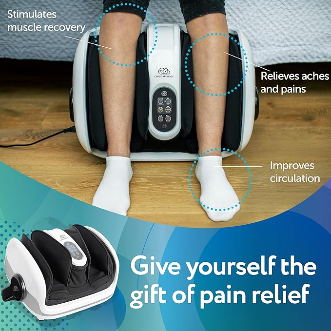 Cloud Massage Shiatsu Foot Massager for Circulation and Pain Relief