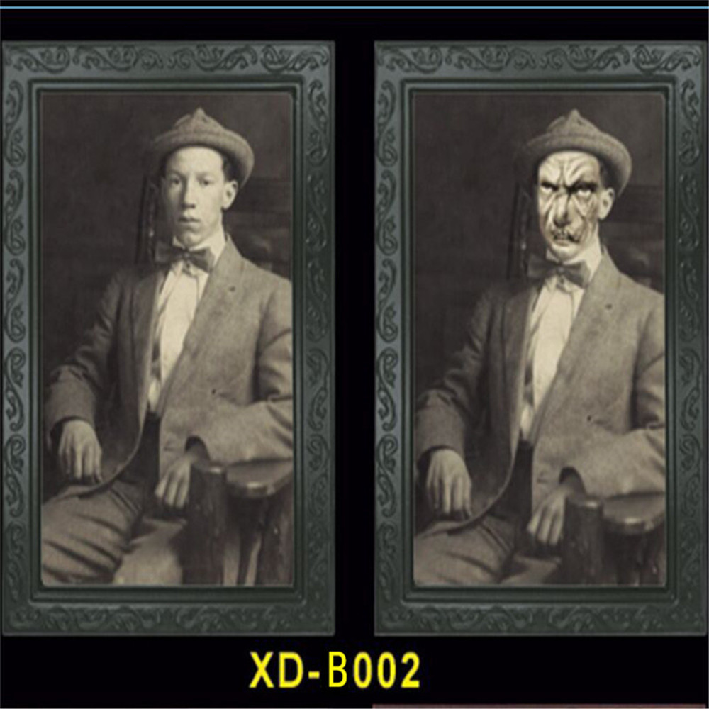 💝Halloween Special Gift -Victorian Style Hologram Picture With Frame