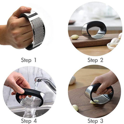 Stainless Steel Garlic Press