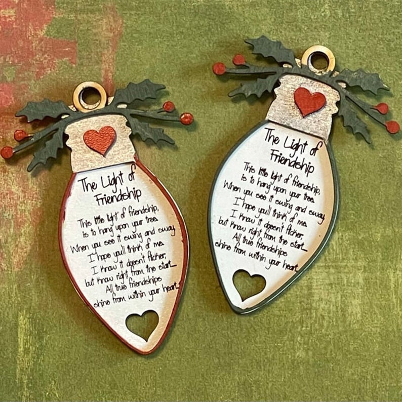 Christmas Friendship Ornament Gift