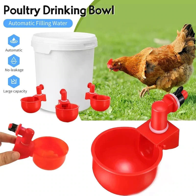 ( New Year Hot Sale - 30% OFF) Automatic Chicken Water Cup Bird Coop