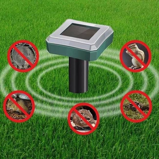 49% OFF🔥Solar Power Mouse Mole Snakes Pest Rodent Repeller