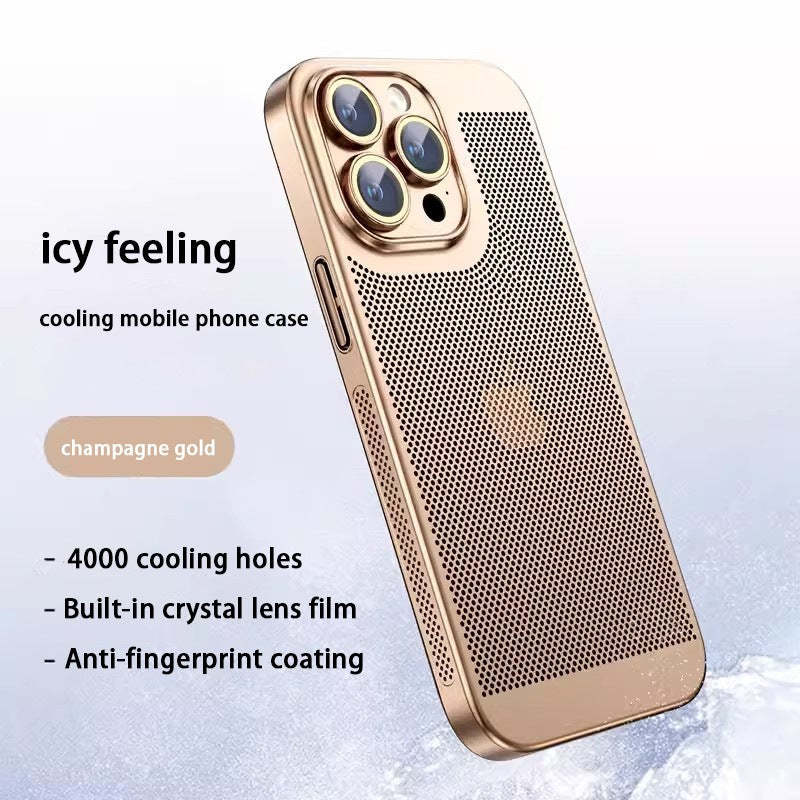 Electroplating Heat Dissipation Case Cover for iPhone
