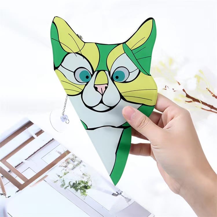 🔥Hot Sale-😻Handmade Stain Cat Suncatcher For Window