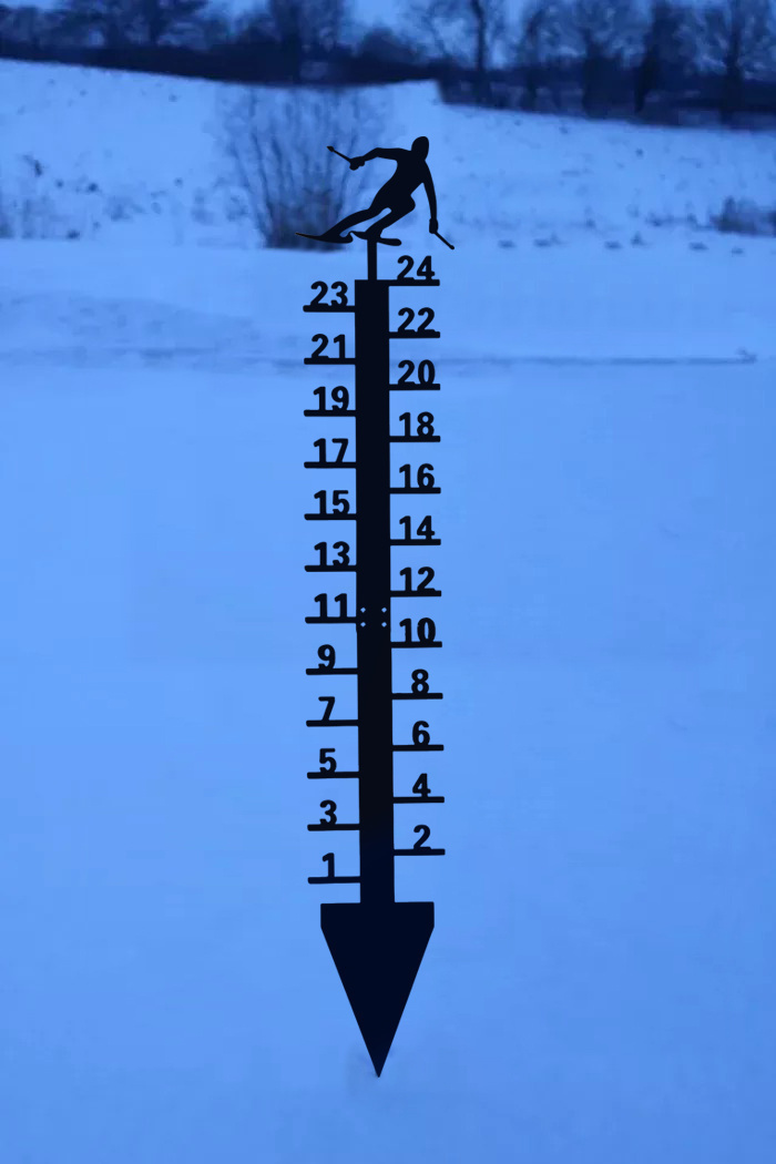 (🔥Special offer- 49% OFF) Iron Art Snow Gauge- BUY 2 FREE SHIPPING