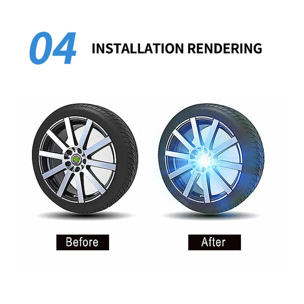 🔥Magnetic Suspension LED Floating Wheel Cap 2024 Version , Set of 4