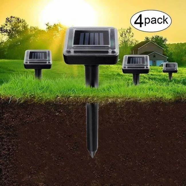 49% OFF🔥Solar Power Mouse Mole Snakes Pest Rodent Repeller