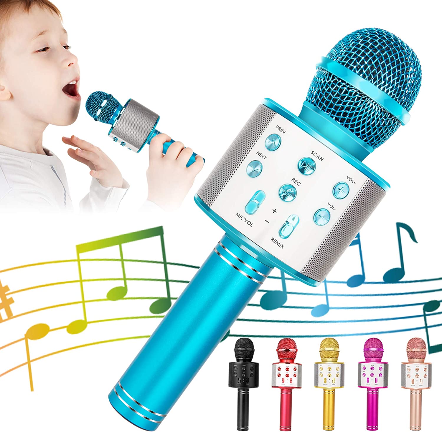 [💥Save 50% OFF - Mother's Day sale] Wireless Bluetooth 3-In-1 Karaoke Mic Speaker -BUY 2 GET 1 FREE & FREE SHIPPING