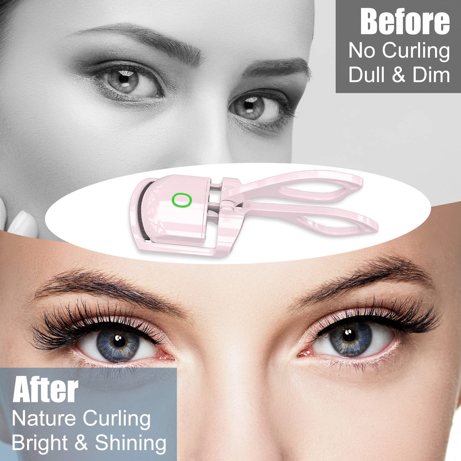 (New In-40%OFF) Electric Heated Eyelash Curler