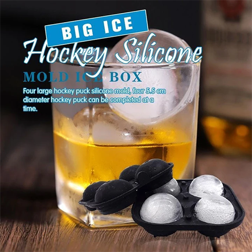 🔥Big Ice Hockey Silicone Mold Ice Box