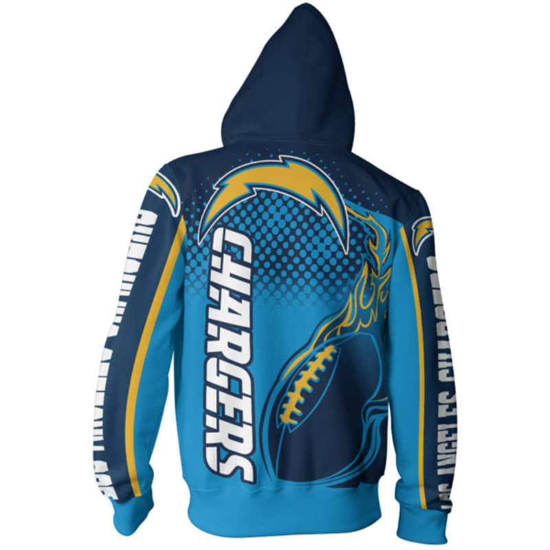 LOS ANGELES CHARGERS 3D HOODIE LLAC009