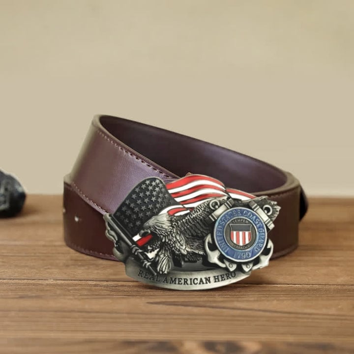 Handmade American Hero Cowhide Leather Belt