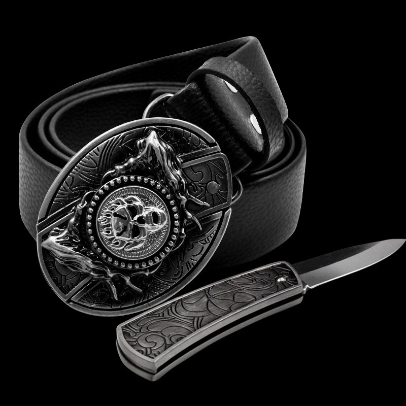 Metal Leather Belt (Protect Yourself)