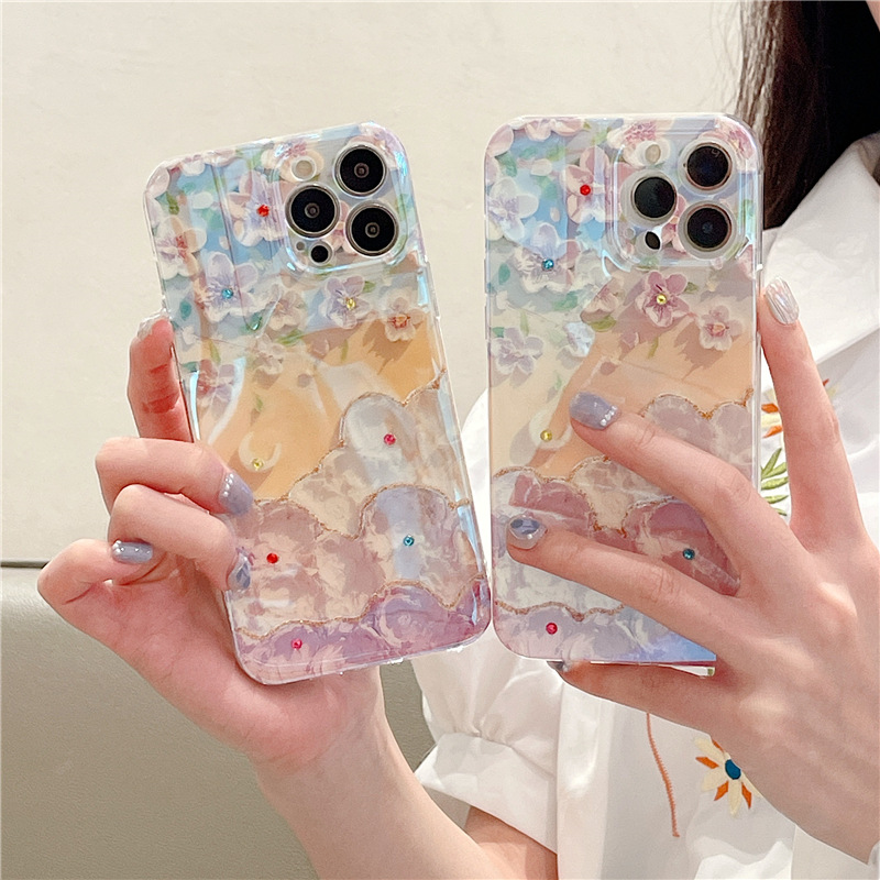 🔥(BUY 2 GET 15% OFF)  Oil Painting Flower Pattern Mobile Phone case🔥