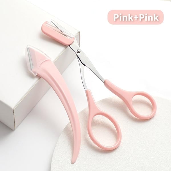 Eyebrow Trimmer Set🌙Eyebrow Scissors With Comb✂️(Each $7.3)