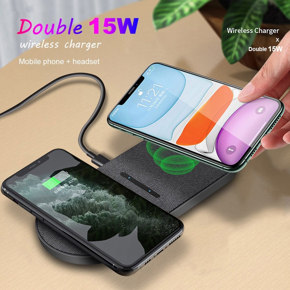 Dual Wireless Charging Pad