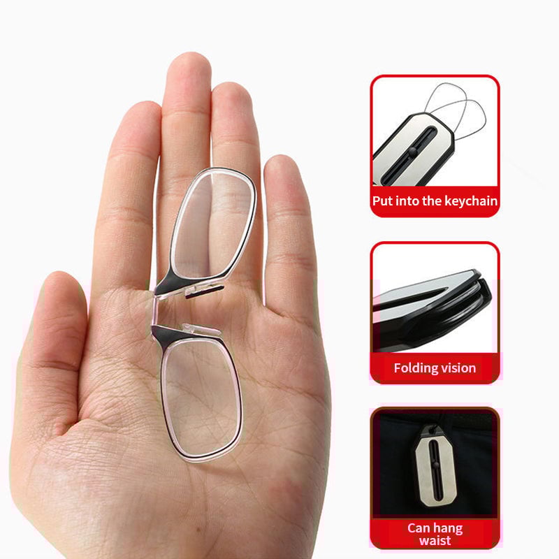 Unisex Legless Nose Clip Presbyopic Glasses Mini Portable（Buy 2 Free Shipping）