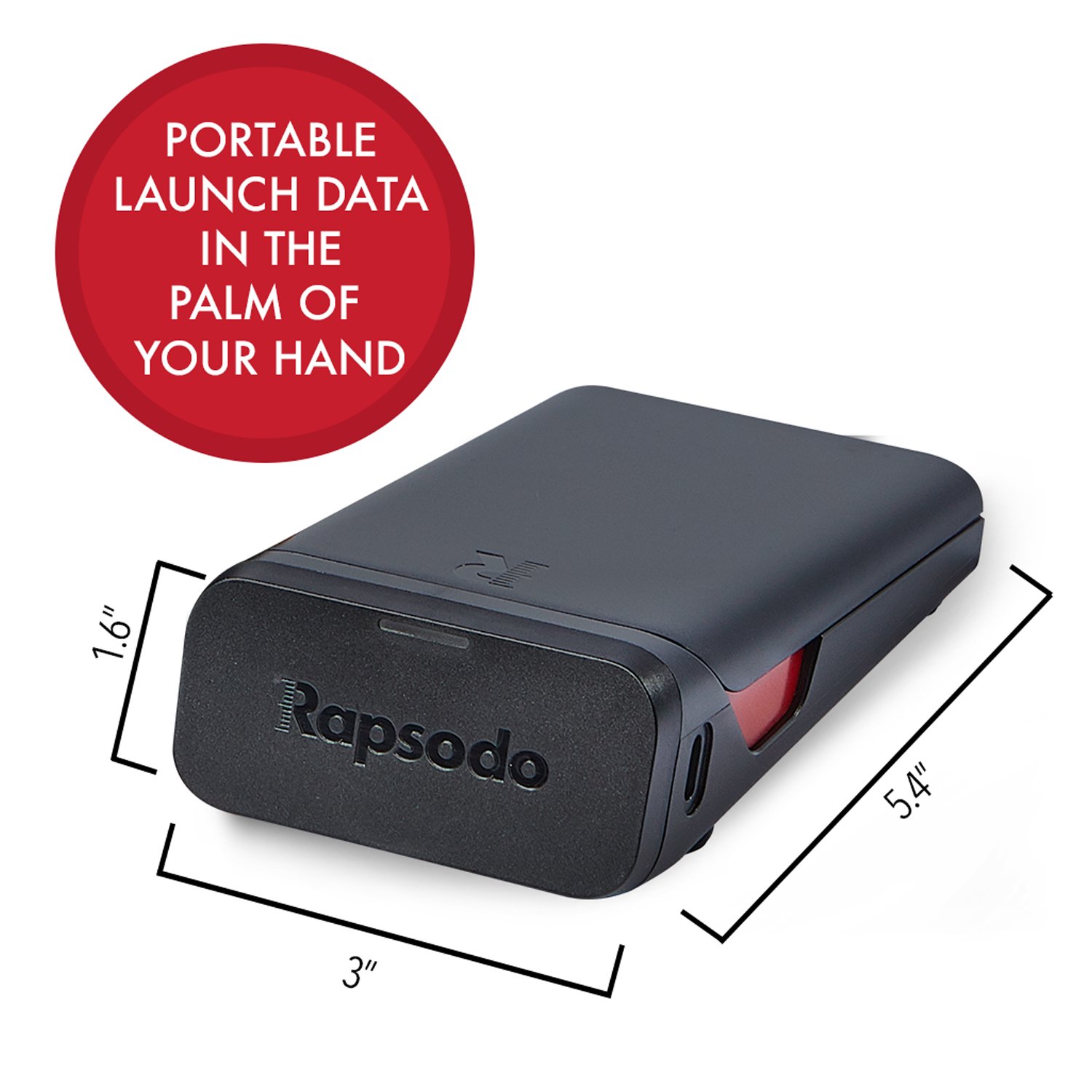Rapsodo Mobile Launch Monitor for Golf Indoor and Outdoor Use With GPS Satellite View
