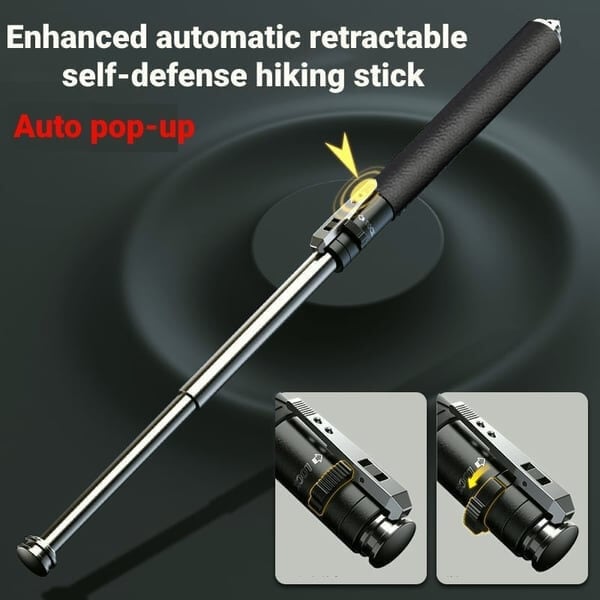 🔥Hot Sale- Enhanced Automatic Retractable Self-Defense Stick