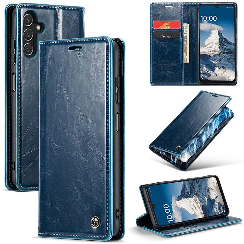 Luxury Flip Leather Phone Case for Galaxy A54