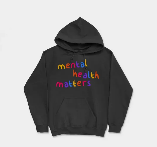 Mental Health Matters Embroidered Hoodie