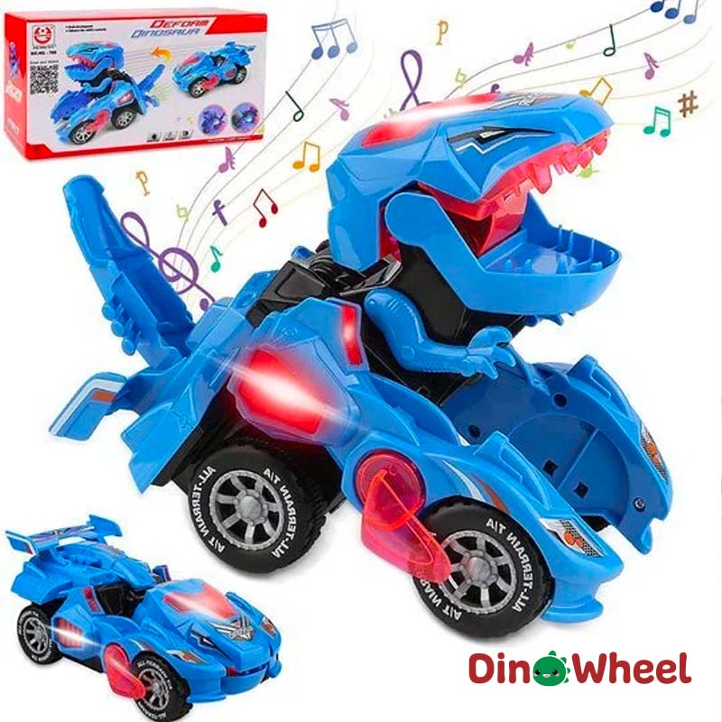 DinoWheel - LED Dinosaur Transformation Car Toy