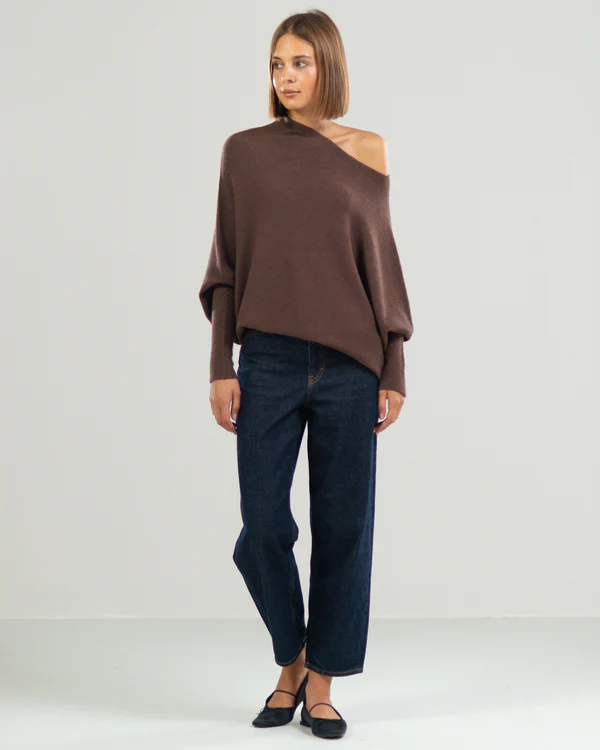 JAKI Asymmetric Draped Jumper (Buy 2 Free Shipping)