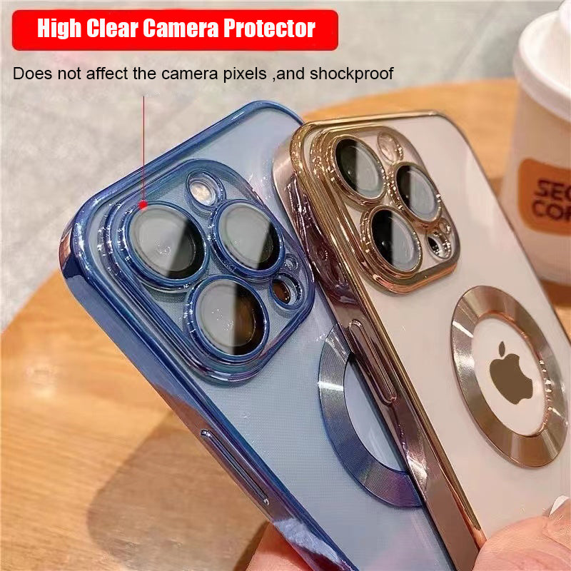 Transparent Plating Magsafe iPhone Case