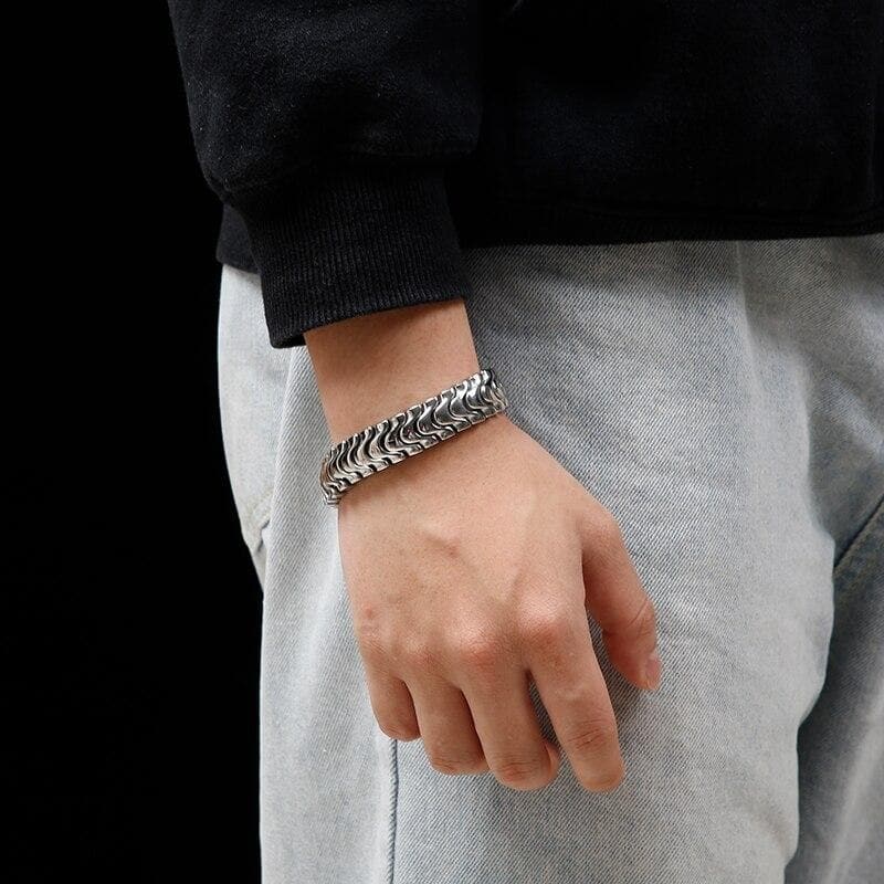 RETRO SILVER LINK -BRACELET
