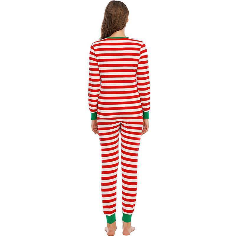Christmas Striped Family Matching Pajamas Sets