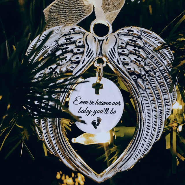Christmas Ornaments Angel Wings - Memorial Christmas Gift💖