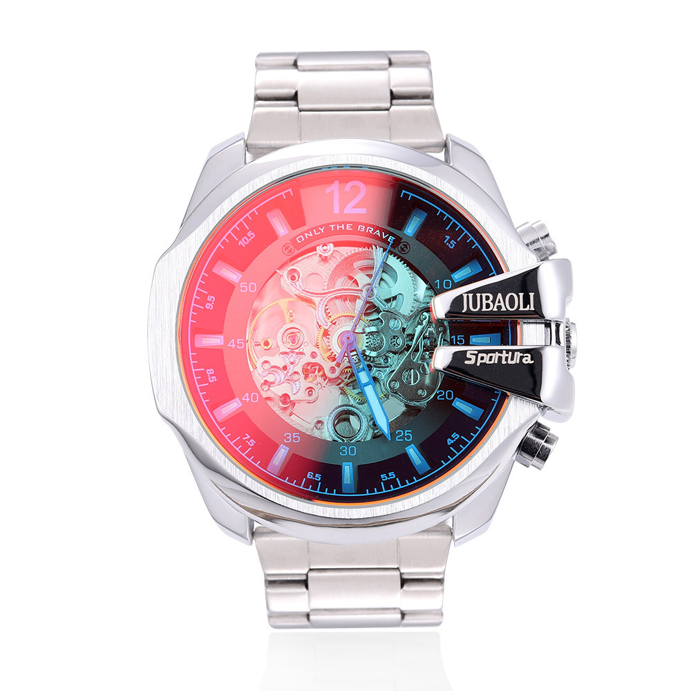 Waterproof Polarized Color Changing Large Dial Mechanical Watch
