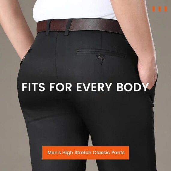 🔥Last day promotion 50% off🔥Men's High Stretch Classic Pants
