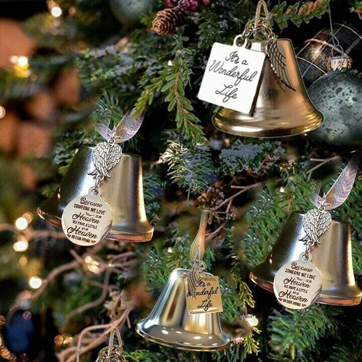 🎄EARLY CHRISTMAS SALE-49% OFF - Christmas Ornaments Angel Wings Bell🎅