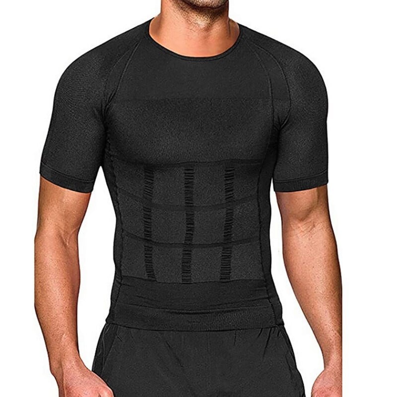Men Body Toning Shaper T-Shirt