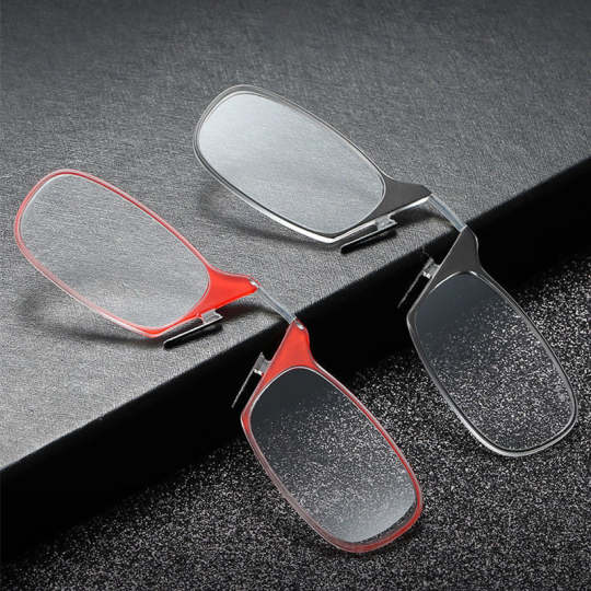 Unisex Legless Nose Clip Presbyopic Glasses Mini Portable