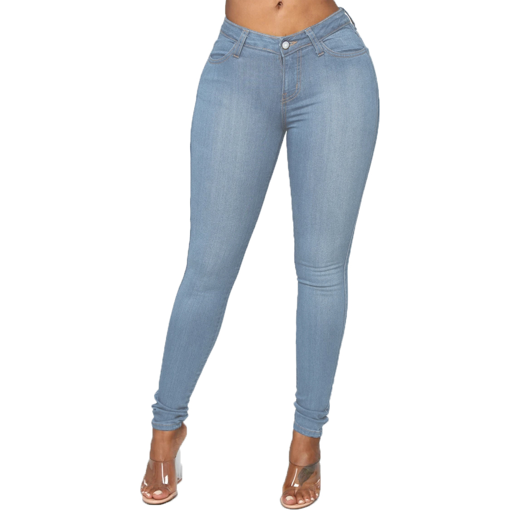 Plus Size Women's Stretch High Waist Skinny Jeans - BUY 2 GET FREE SHIPPING
